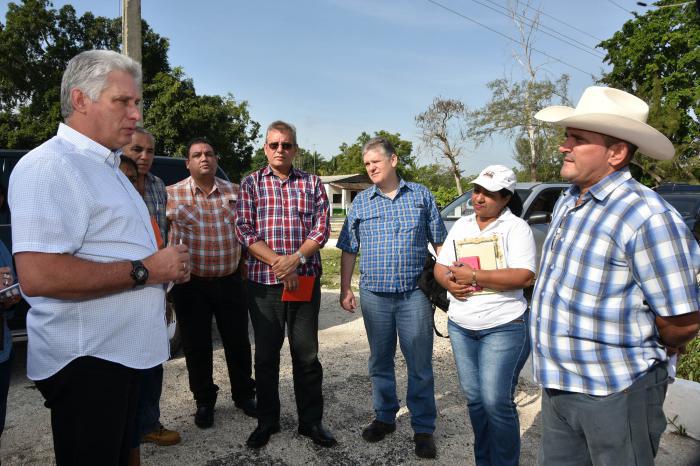 Díaz-Canel auf Regierungsbesuch in der Provinz Granma