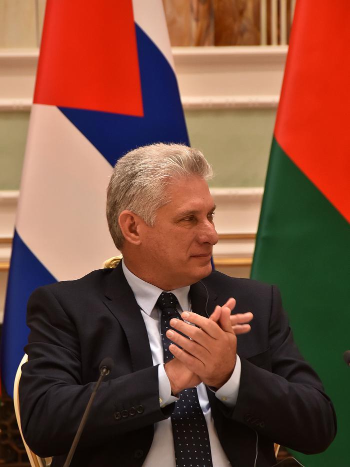  Díaz-Canel und Lukaschenko, ein Treffen zwischen Freunden